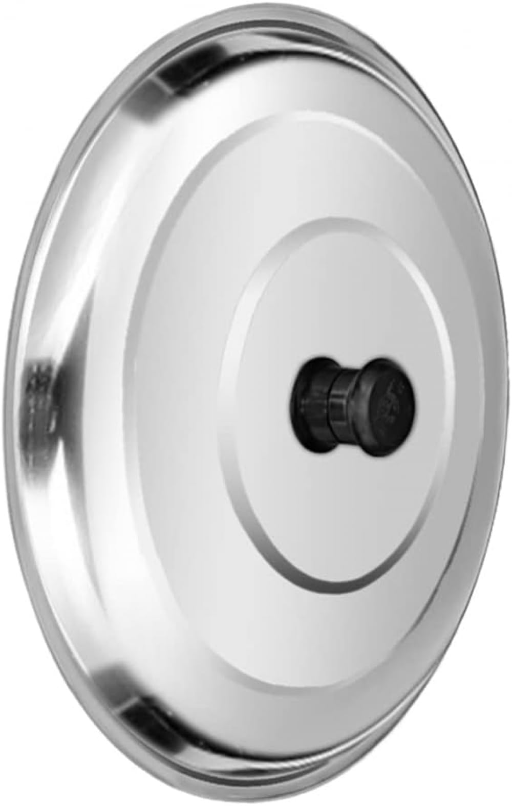 Gusseisen-Pfannendeckel, Universal-Pfannen-Deckelabdeckung, Edelstahl, Bratpfannenabdeckung mit kühlem Griff, Kochgeschirrdeckel, Kochkuppel, Topfdeckel, Ersatz-Topfdeckel, Edelstahl, 56 cm