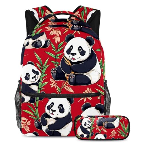 Sac à dos panda ergonomique contre le désordre des fournitures