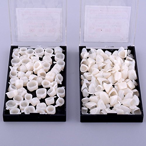 100pcs Dental Temporary Crown Veneers Material Anterior Front Back Molar Teeth