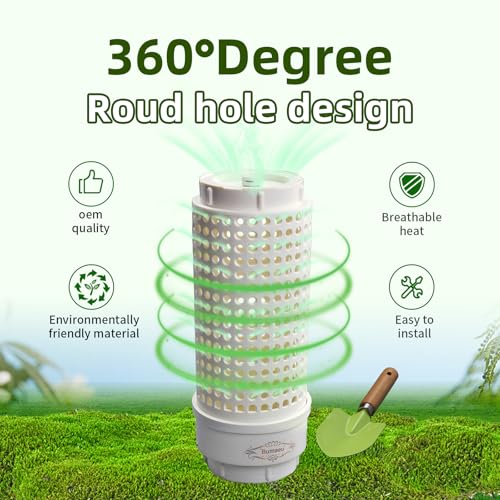 Underground-Worm-Farm-Garden-Mini-vermicomposting-bin-for-use-in-Outdoor-Gardening-from-Kitchen-Food-Waste-with-Holes-and-lid-White-1181x43x43IN