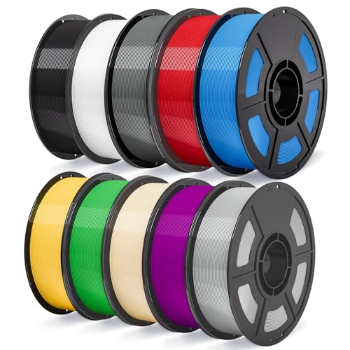 Image of 3D Printer Petg Filament 10KG Bundle 30-300mm /s for Bambu Lab AMS,AMS Lite | High toughness is suitable for functional parts;prevents nozzle clogging and air bubbles1.75mm is suitable for Bambu printers