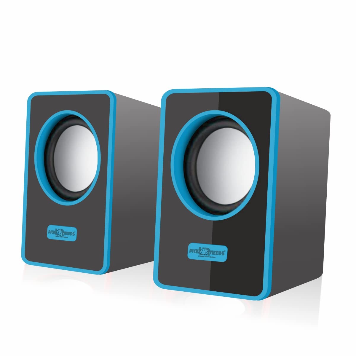 Pick Ur Needs Computer Speaker Multimedia Sound Bass Subwoofer Speaker System for PC Laptop (Silver) (Blue) (B0B31Z1LH4) Amazon Price History, Amazon Price Tracker