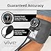 Vive Precision Manual Blood Pressure Cuff - Aneroid Sphygmomanometer with Case - BP Kit Monitor for Adults, Nurses - One Hand, One Tube Upper Arm Cuff Machine - BPM Meter Device for Professionals