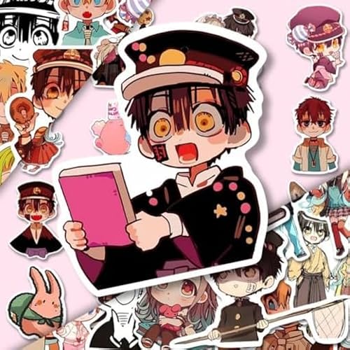 地縛少年花子くん ステッカー 96枚セット 花子くん 八尋寧々 防水シール キャラクター手帳用 ギター ヘルメット DIYグッズのサムネイル