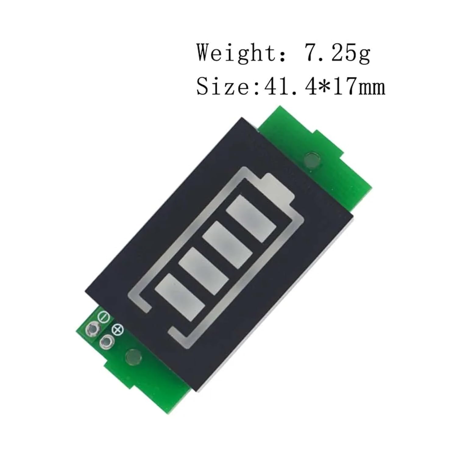 Generic Compatible for 1S-8S Lithium Battery Capacity Indicator Module - Electric Vehicle Power Tester for 3-34V Li-ion Batteries with Low Voltage Buzzer Alarm(5PCS)