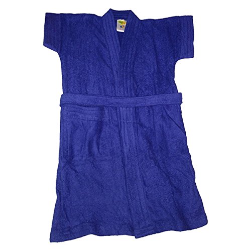 Darling Plus Re 224 Terry Royal Blue Bathrobe Boys 1215 Years