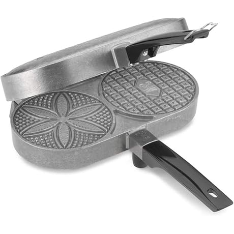 Chef's Quality Traditional Italian Pizzelle Iron Cookie Maker