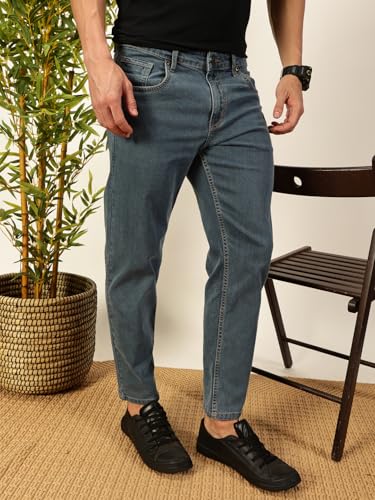 Image of Thomas Scott Mens Mid Rise Clean Look Slim Fit Jeans