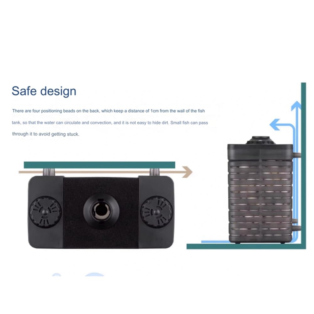 Bloepum Submersible Fish Tank Filter M Sizes Ultra Quiet Cultivation for Aquarium Fish Tank Filter