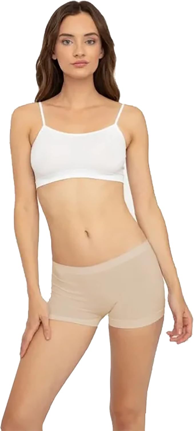 Gatta SHORT VIKI - Majtki damskie typu szorty, bardzo wygodne, miękkie, gładkie majtki, bokserki, bielizna z antybakteryjnym klinem, z lekko podwyższonym stanem, pakowane po 3 sztuki w jednym kolorze