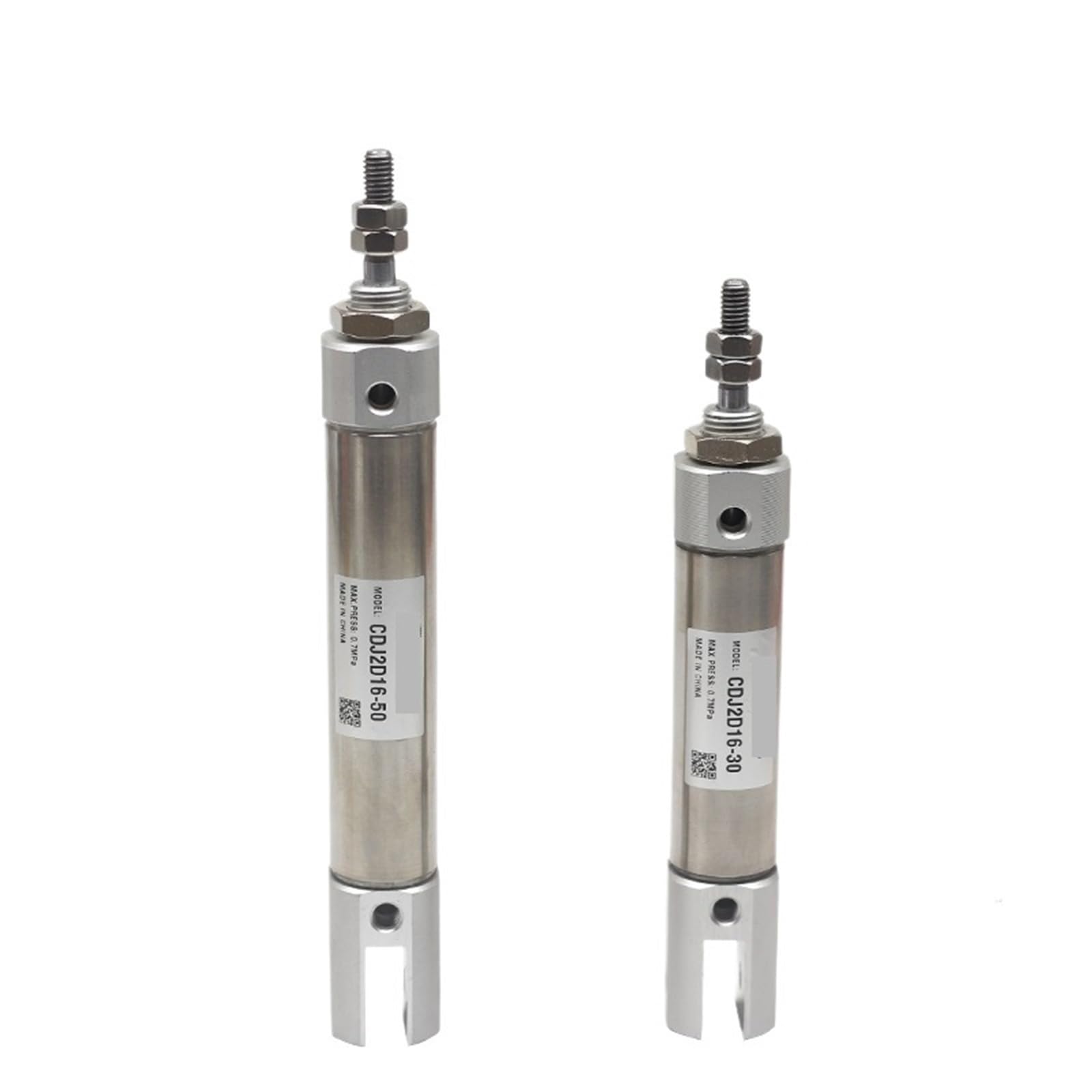 Vérin CJ2KD10-45Z à simple effet et double chape en acier haute résistance