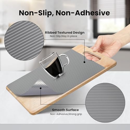 50% Off Non-Slip, Washable Kitchen Cabinet & Drawer Liner (Grey)