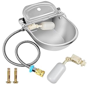 Poofzy Automatic Animal Drinking Water Bowl with Float Valve