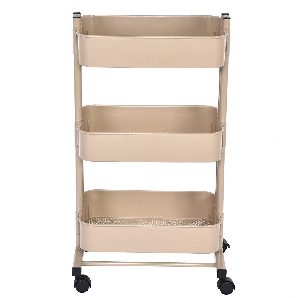 Buy EBTOOLS Serving Trolleys,3 Layers Storage Trolley Rolling Utility