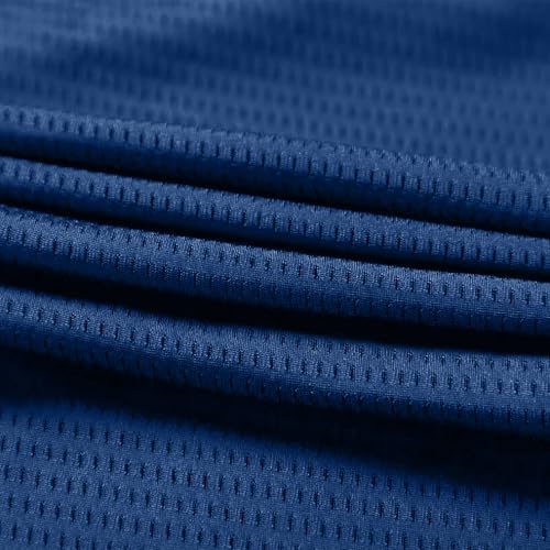 Mens Big and Tall Breathable Cropped Joggers Workout Pants Eyelet Comfy Quick Dry Sweatpants with Zipper Pockets4