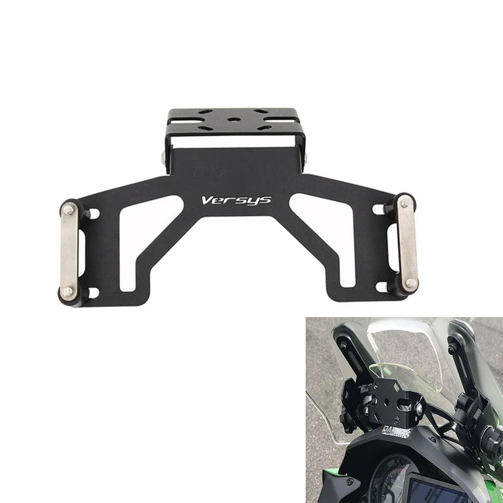 ALmart Motorcycle CNC Aluminum Phone GPS Navigation Devices Mount Holder Bracket Fits forKa-wasaki Versys1000 2019-2022