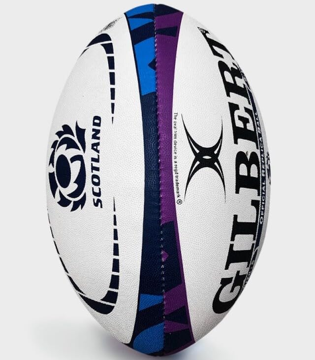 Gilbert- Balon Rugby Réplica de Escocia, Talla 5