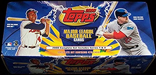 2000 TOPPS Baseball Cards Complete Factory Set of 478 Cards!