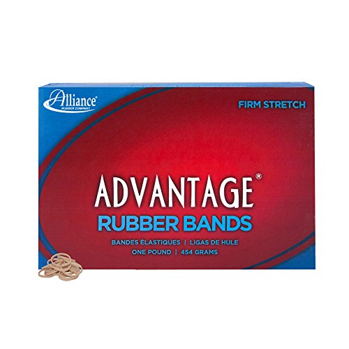 Alliance Rubber 26085 Advantage Rubber Bands Size #8, 1 lb Box Contains Approx. 5200 Bands (7/8