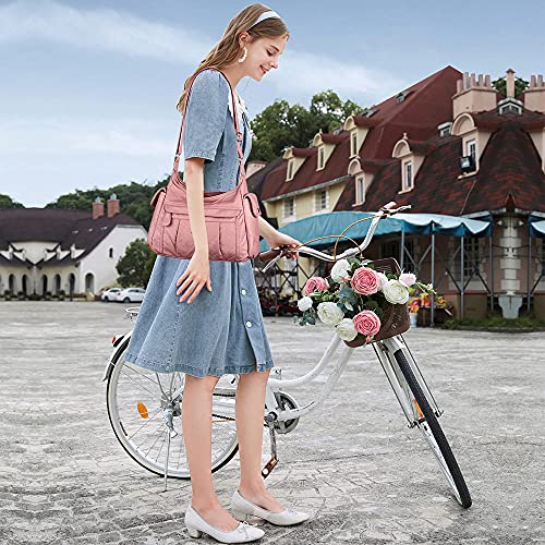 Angel Kiss Crossbody Bags for Women, Ladies Shoulder Handbags and Purses Medium Faux Leather Pocketbooks3