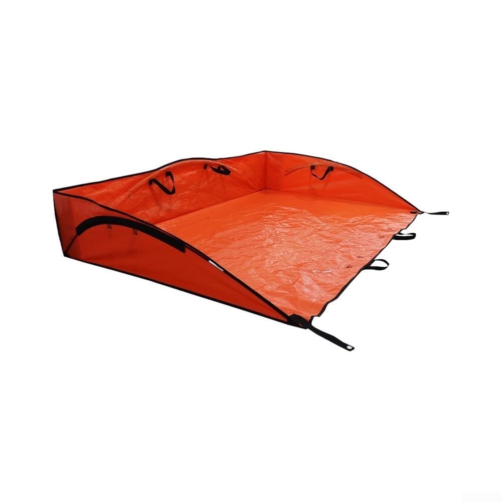 Telo Raccolta Foglie 4x6 Ft Impermeabile con Manici(4 * 6 feet)
