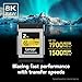 Lexar 2TB Professional CFexpress Type B Memory Card GOLD Series, Up To 1900MB/s Read, Raw 8K Video Recording, Supports PCIe 3.0 and NVMe (LCXEXPR002T-RNENG)