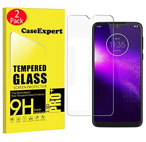 Preisvergleich Produktbild CaseExpert 2 Pack - Motorola One Macro Panzerglas, Gehärtetem Schutzfolie Glasfolie Hartglas Panzerfolie Displayschutzfolie Für Motorola One Macro