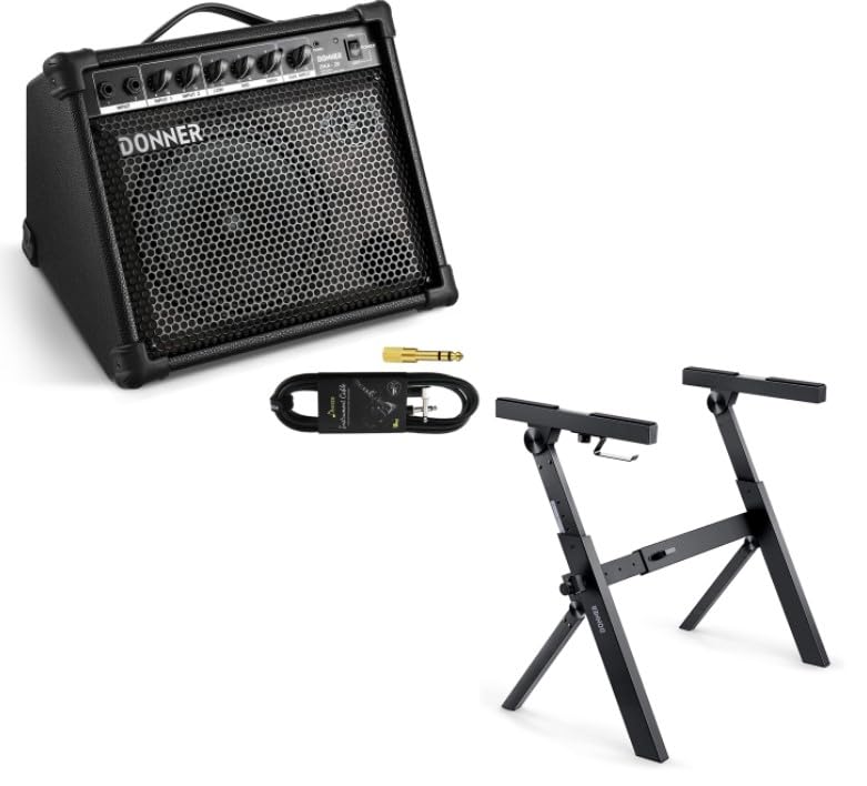 Amazon.com: Donner DKA-20 Keyboard Amplifier+Donner Folding