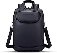 Mochila Couro Reforçada Executiva Grande Mochila para Notebook Trabalho Viagem Escola com Cabo de Aço Impermeável