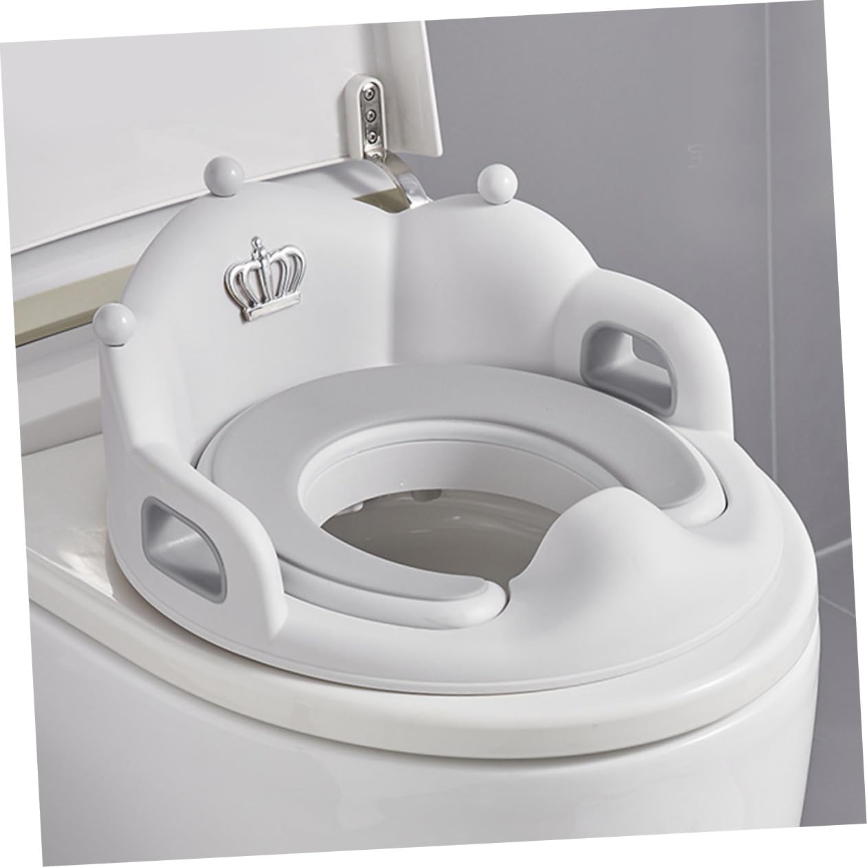 Asiento de Inodoro para Niños Pequeños Cómodo Material Pp Cojín Acolchado y Diseño Antideslizante para Uso en Casa y Entrenamiento de Baño