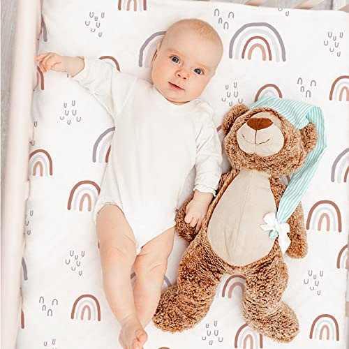 Gllquen Baby GLC01 Bassinet Crib Sheets Set, Breathable Cozy Fitted Mattress Sheet, Elastic Travel Crib Fashionable Floral Pattern thumb #7