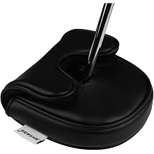 Sahara Synthetic Leather Zero Torque Universal Mallet Putter Headcover, Center Shafted, Suitable for Right or Left Hand