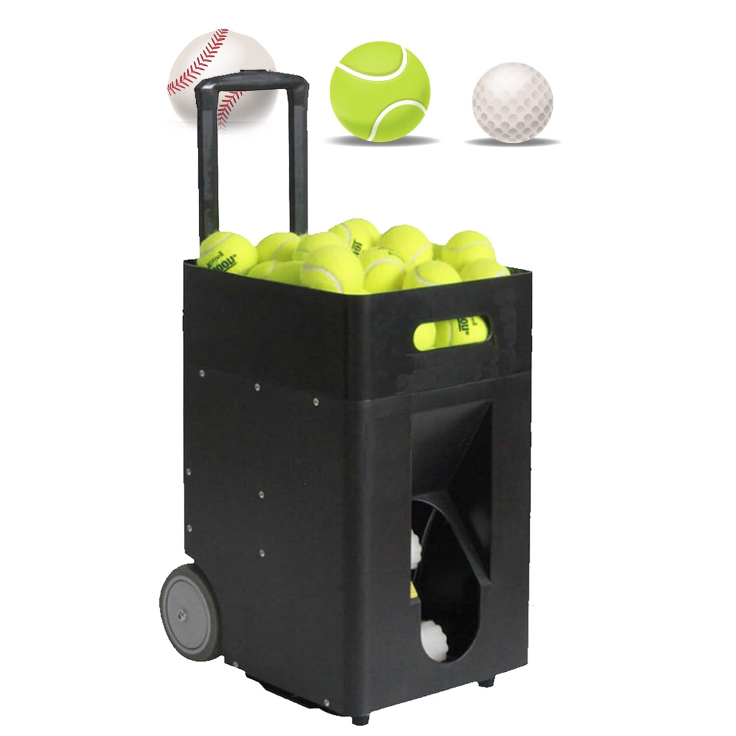 Lanzador Automático Pelotas Tenis,Alimentador Profesional Pelotas Tenis,Alimentador Portátil Pelotas Tenis,Para Principiantes Y Profesionales