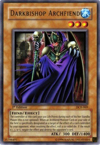 yugioh dark crisis cards Yu-Gi-Oh! - Darkbishop Archfiend (DCR-069) - - Unlimited Edition Pikachu Played stand increase the ATK of Rules Text: Sacrifice a Location:THE GAME STORE AND MORE
