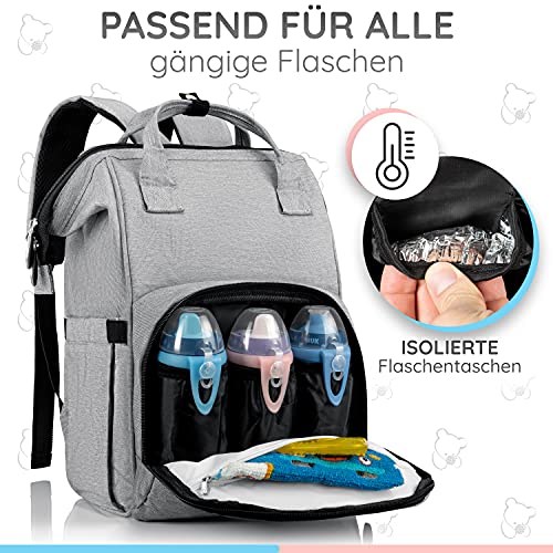 Brombär Wickelrucksack in verschiedenen Farben (Grau) – Bild 3