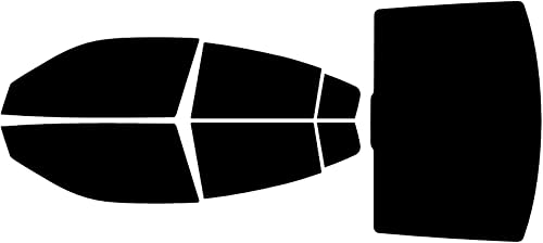 True Line Automotive Kit de tinte de ventana precortado Nano compatible con Dodge Charger Sedan 2015-2022 5% todas las ventanas laterales y traseras