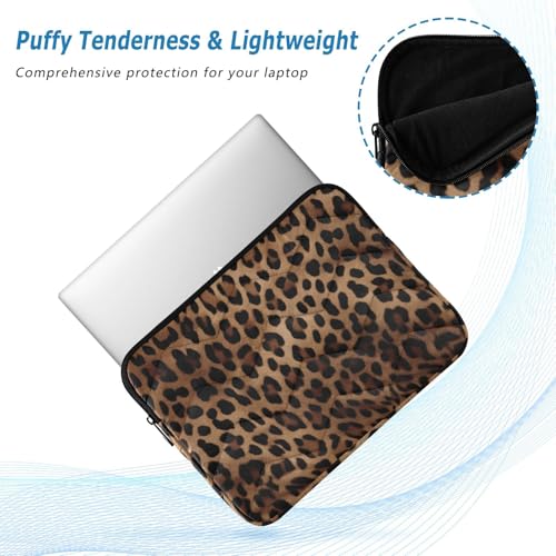 Funda para portátil 15-16 pulgadas estampado leopardo miniatura 5