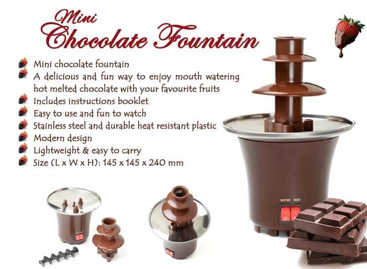 Chocolate Fountain, Melting Machine With Heating Function, Chocolate Fondue Tempering Machine For Party