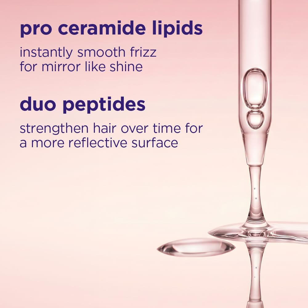 Maria Nila, Champú Mirror Gloss para cabello brillante y brillante, oligopéptidos de quinua se dirige a las hebras secas y opacas, mejorando el brillo y el reflejo de la luz, 100% vegano y libre de