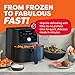 Instant Pot Vortex 6QT XL Air Fryer, 4-in-1 Functions that Crisps, Roasts, Reheats, Bakes for Quick Easy Meals, 100+ In-App Recipes, is Dishwasher-Safe, from the Makers of Instant Pot, Black