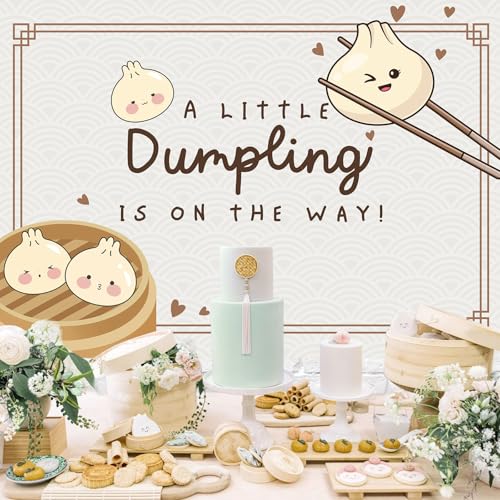 Fondo para fiesta de bebé temática Dumpling 7x5ft miniatura 4