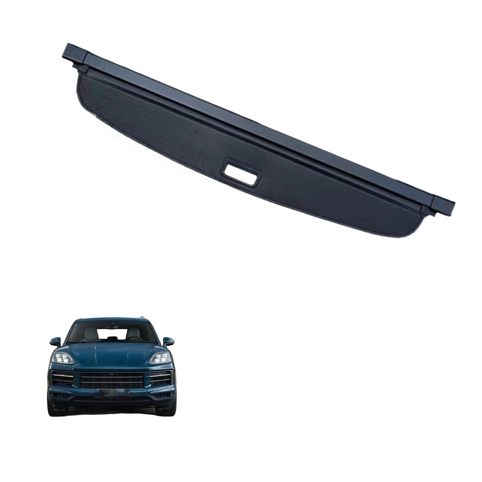 Trunk Cargo Cover for Porsche Cayenne 2019-2026, Retractable Cargo Privacy Shade Anti-Peeping Luggage Security Screen Parcel Shelf,Carbon Fiber Material