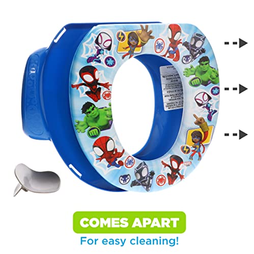 Ginsey Spidey And His Amazing Friends "Team Up" 2 Piece Essential Potty Training Set - Soft Potty Seat thumb #4