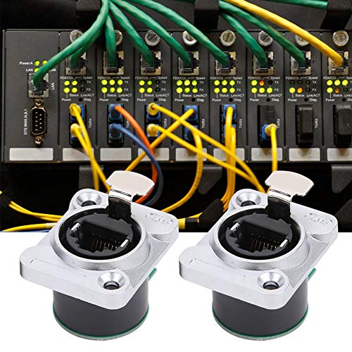 2Pcs RJ45 PCB Panel Material Retardante para Aviación miniatura 3
