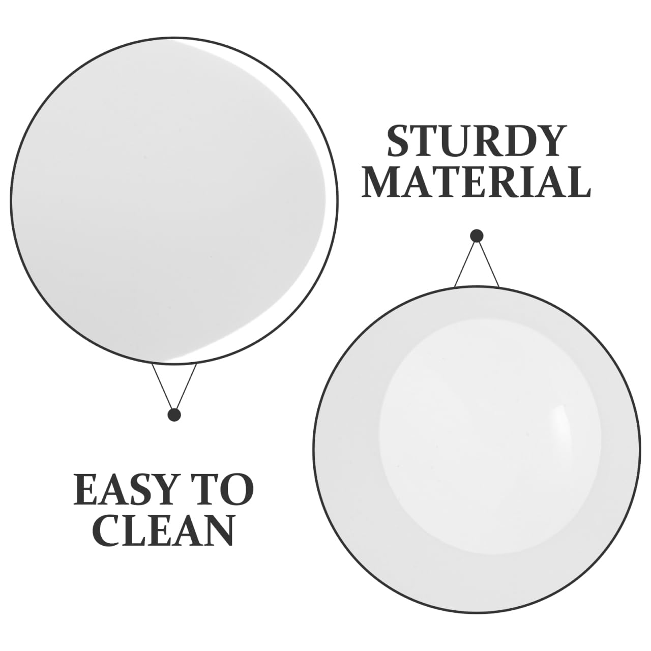 SOIMISS Glass Globe Lampshade 5.91 Inch Frosted Pendant Light Replacement for Ceiling Fans Table Lamps Spherical Lamp Shade Easy to Clean Minimalist Design - Image 4