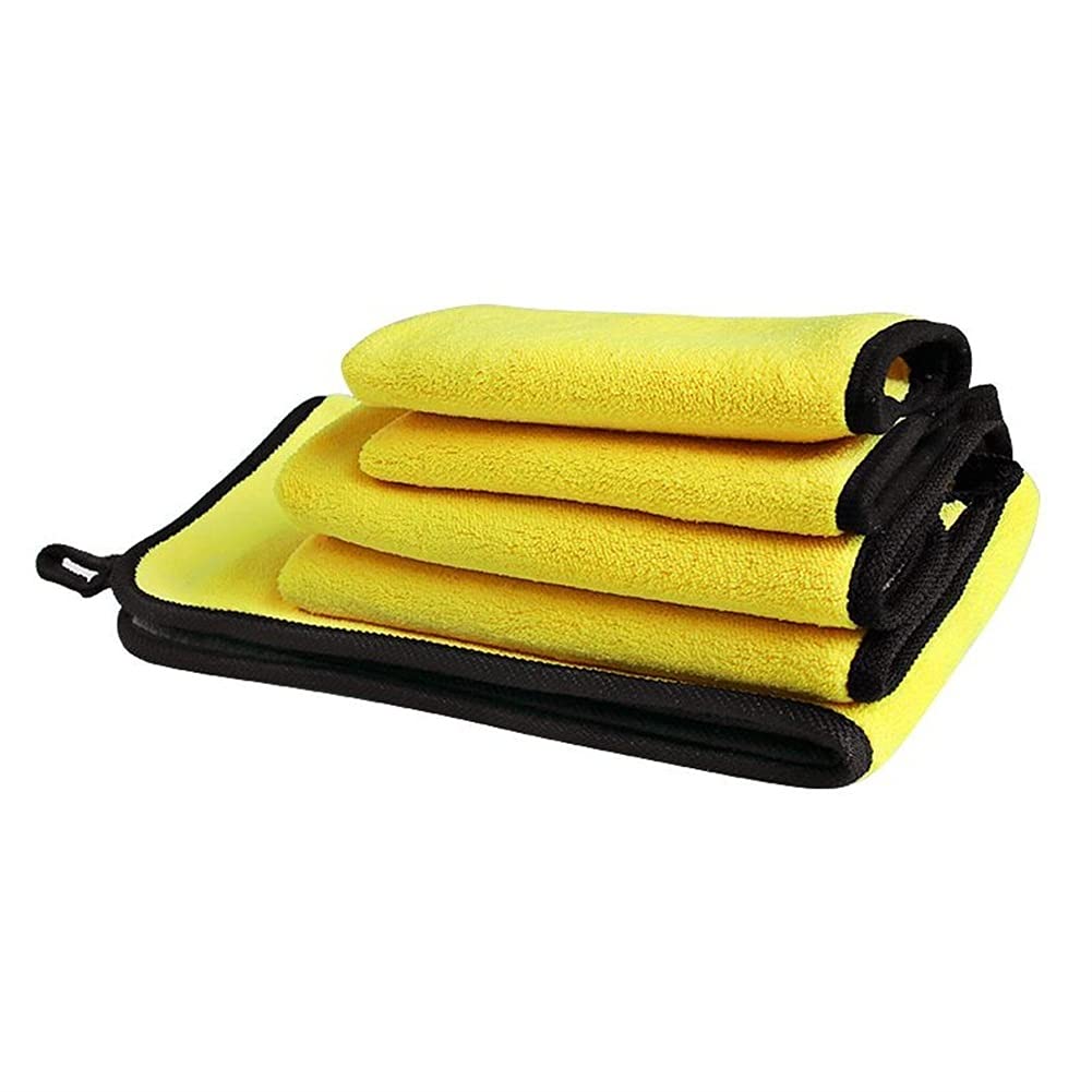 Cumay | Set di 3 panni in microfibra per la pulizia auto e moto, 38*45cm