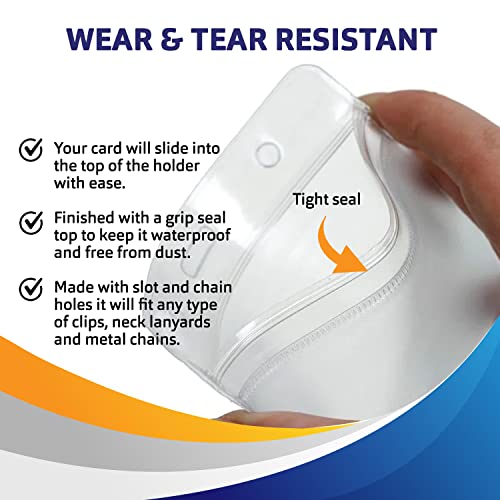 Soporte de plástico para tarjetas de crédito con protección impermeable SafeHaven 5