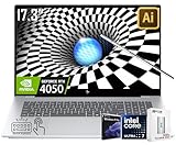 HP OmniBook 7 17.3' (Next Gen Envy17) AI Copilot PC Touchscreen Gaming Laptop, GeForce RTX 4050, Intel Evo 8-Core Ultra 7 258V(Ultra 9 185H), 5MP Webcam, W/512GB PSD&Stylus, Win11 PRO(32GB|1TB SSD)