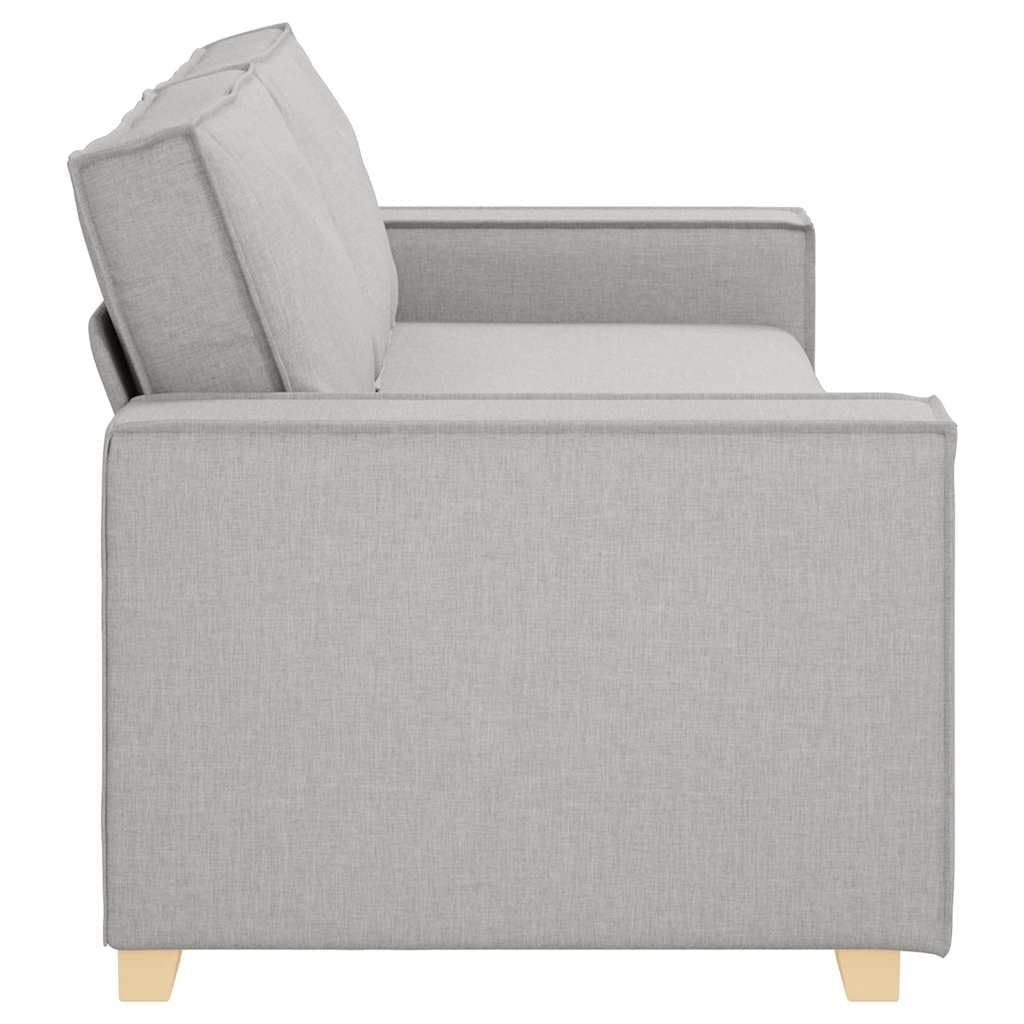 vidaXL Sofa 3-osobowa Cloud Grey 220x78x84 cm Tkanina