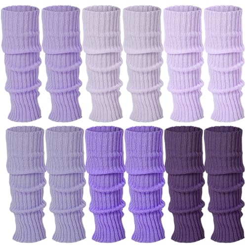Image of Sintege 6 Pairs Leg Warmers for Girls Women